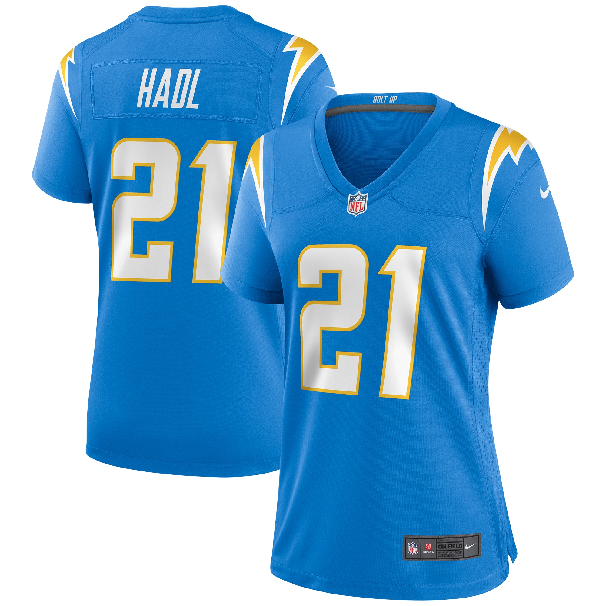 John Hadl Los Angeles Chargers Women's Game Retired Player Jersey – Powder Blue