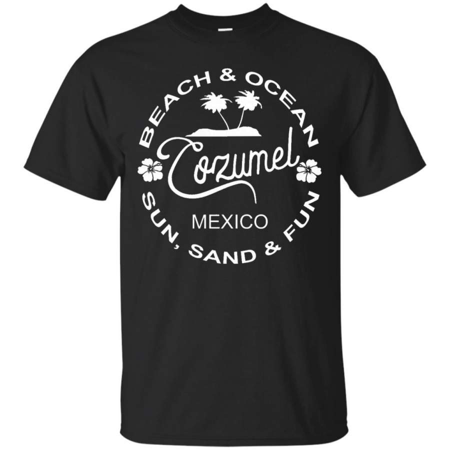 AGR BEACH _ OCEAN COZUMEL MEXICO TROPICAL BEACH VACATION T-SHIRT