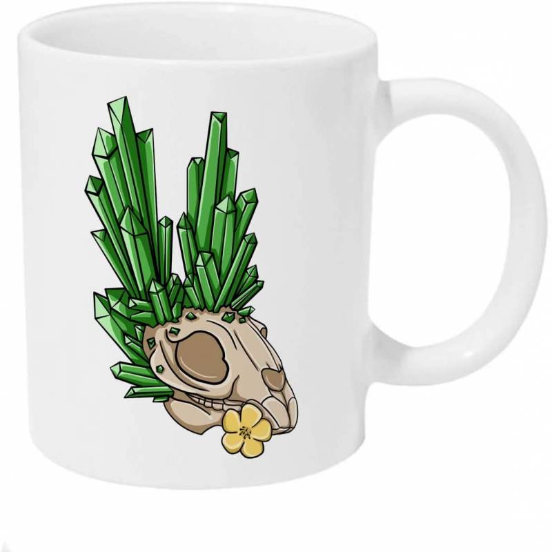 Rabbit Bunny Skull Coffee Mug