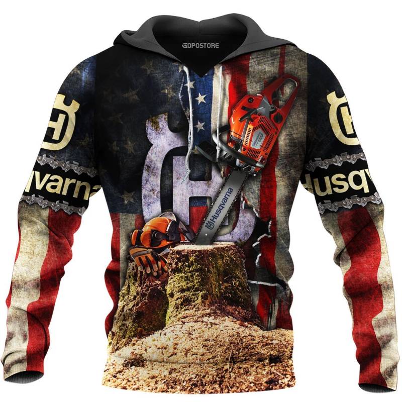 Beautiful Husqvarna Chainsaw Art 3D All Over Printed Shirts BT301033