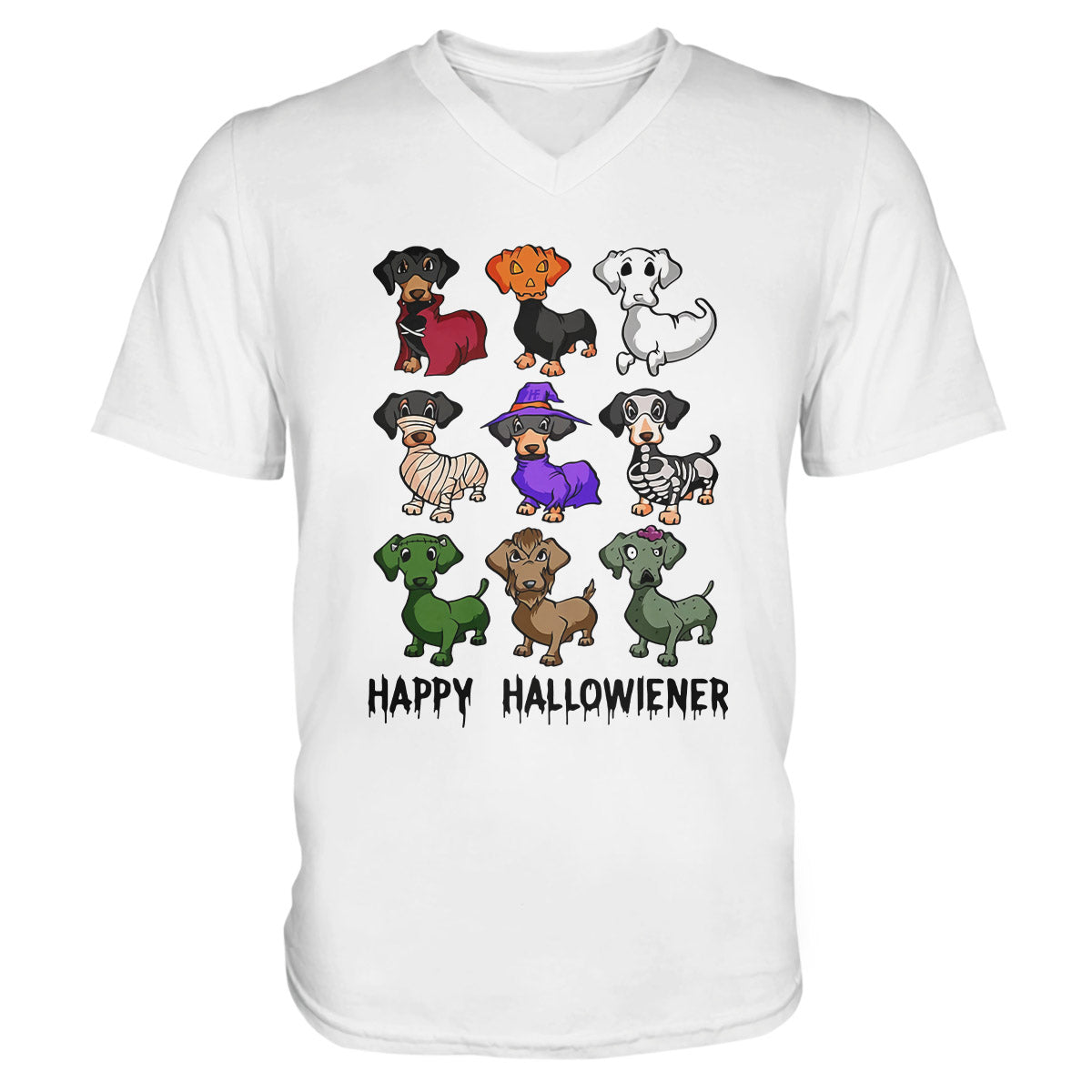 Dachshund Lovers Shirt 04 Ez01 1009 Men V-Neck T-Shirt