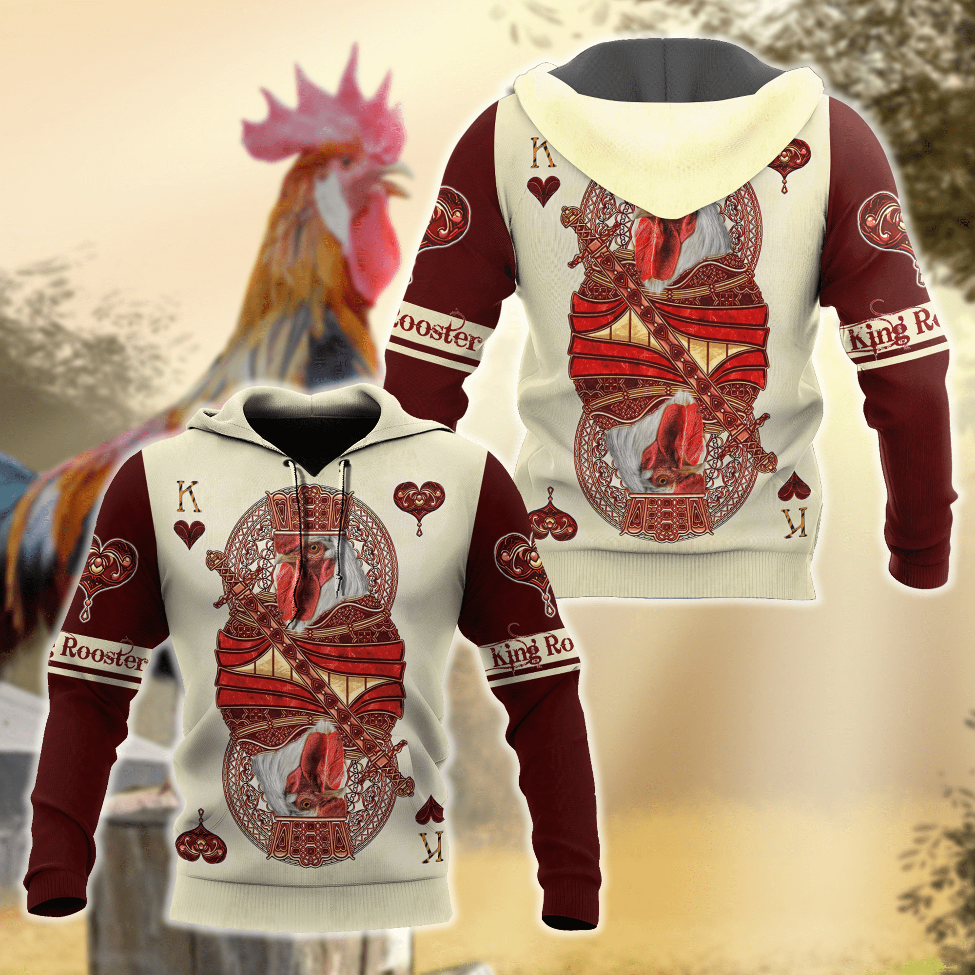 Rooster 3D Printed Unisex Shirts Da26042104