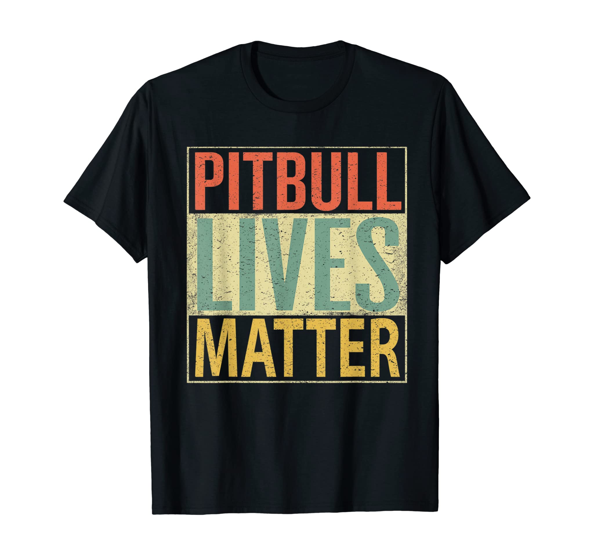 Pitbull Lives Matter Shirt. Vintage Dog Tee Love Pitbulls