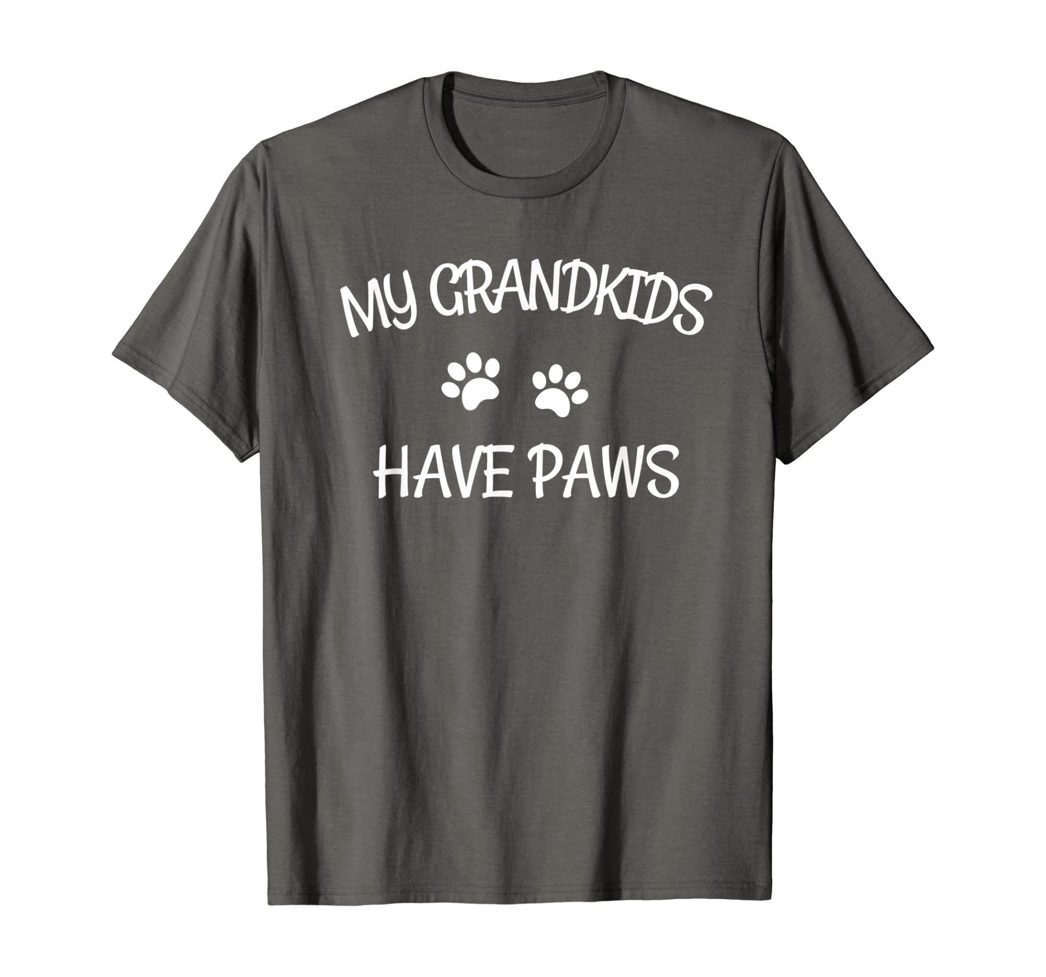 Grandkids Have Paws Funny Dog Cat Grandma Gift TShirt