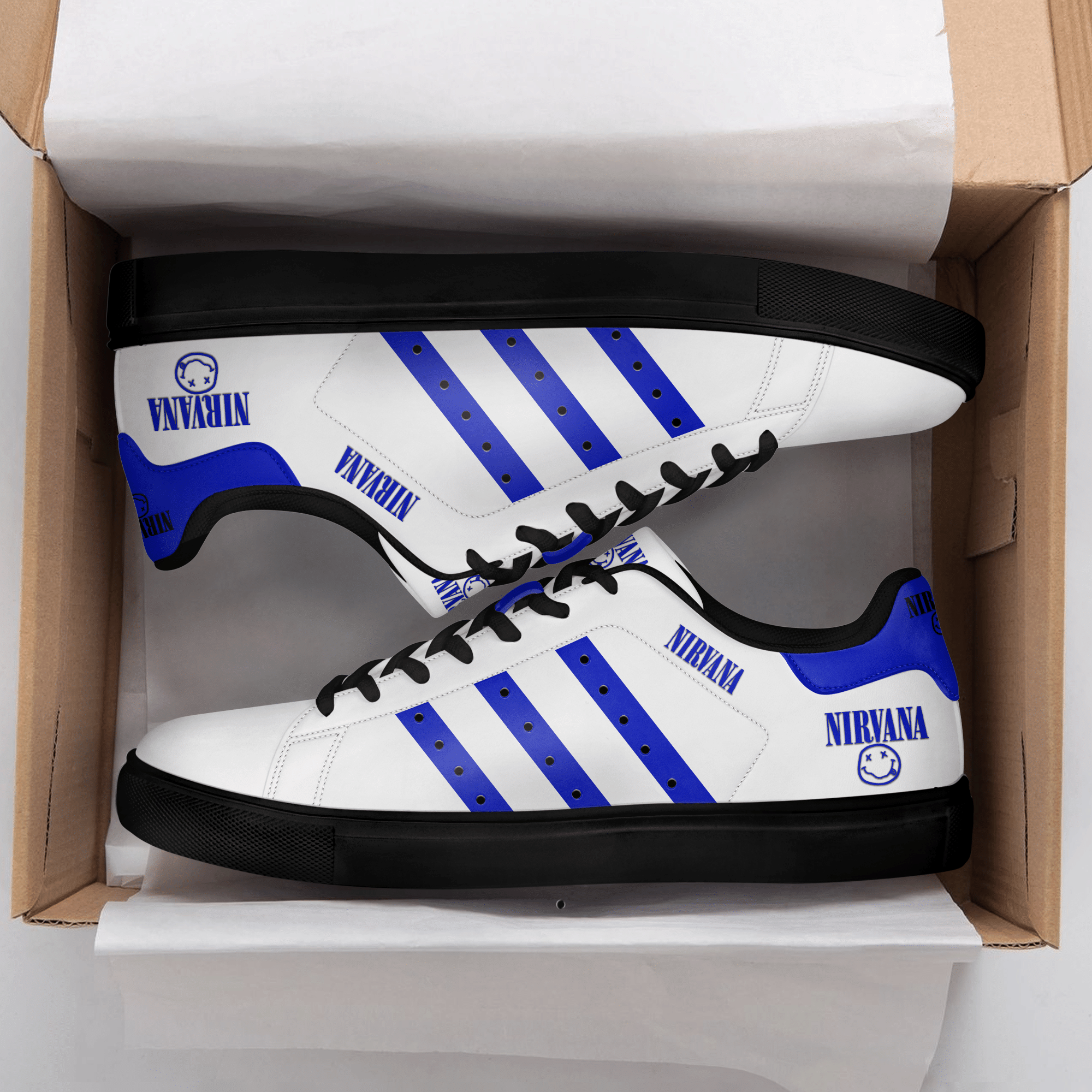 Nirvana Rock Band Low Top Shoes V14