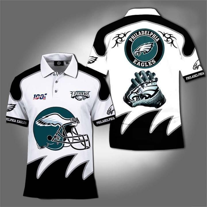 100Th Philadelphia Eagles For Eagles Fan 3D Polo Shirt, Jersey