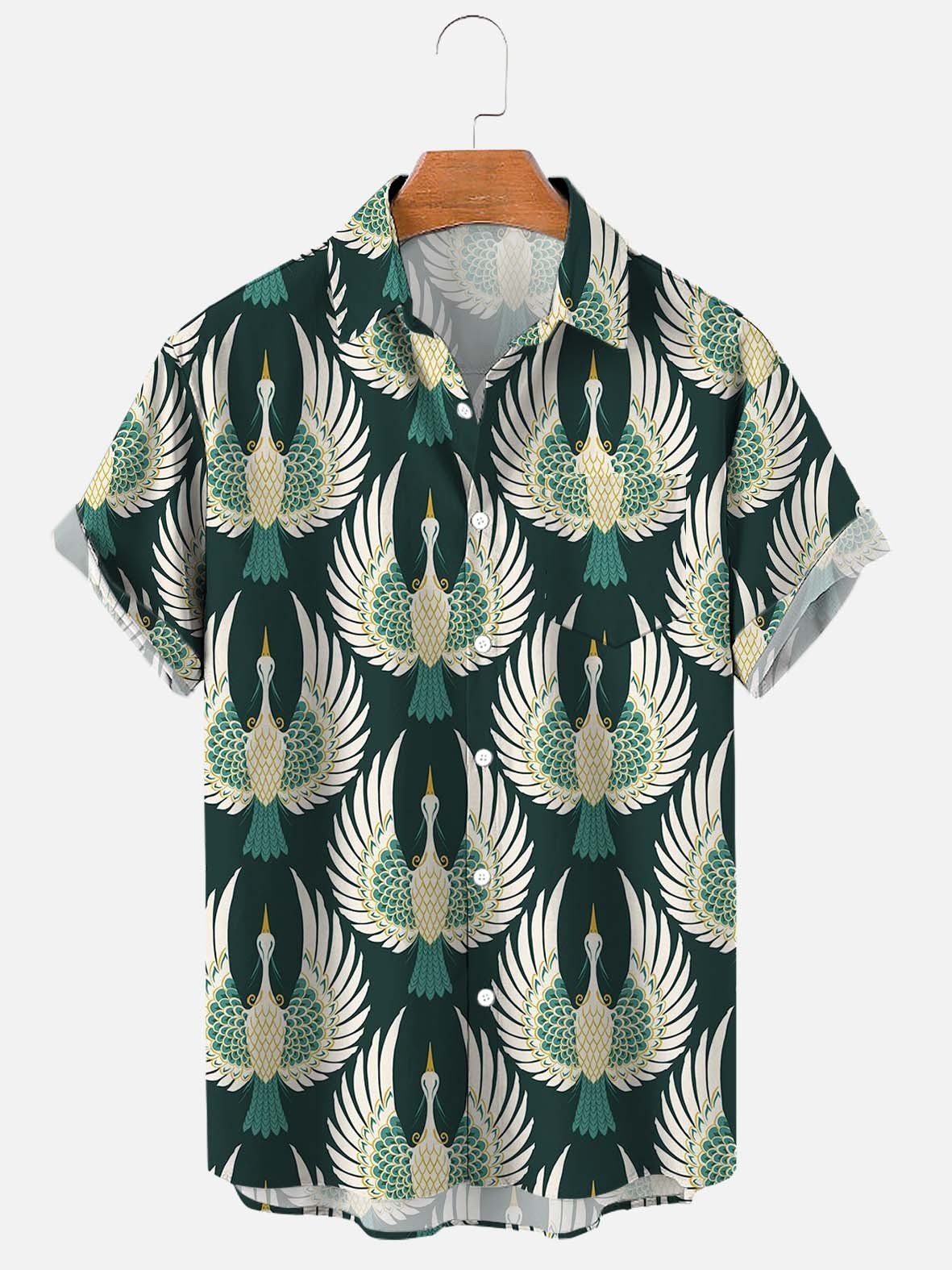 Men Casual Animal Print Shirt