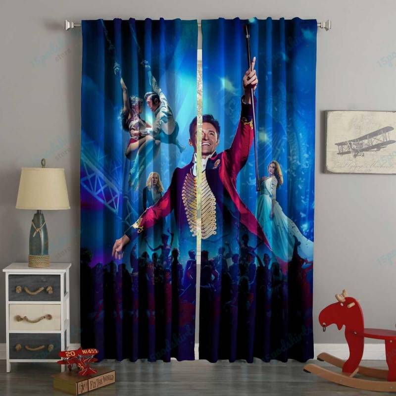 3D Printed The Greatest Showman Style Custom Living Room Curtains