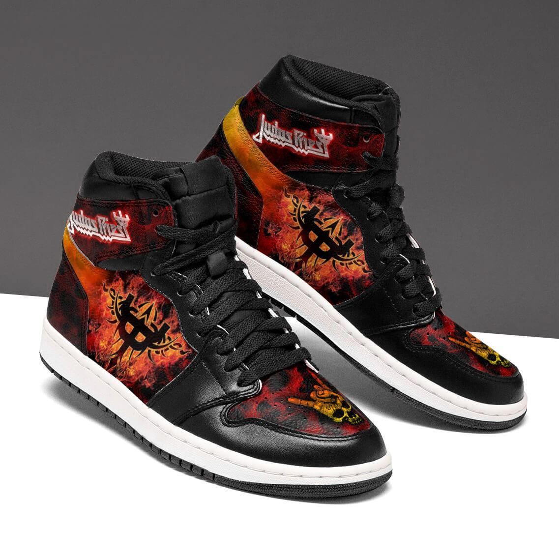 Judas Priest Rock Men Jordan Shoes Unique Judas Priest Custom Sneakers