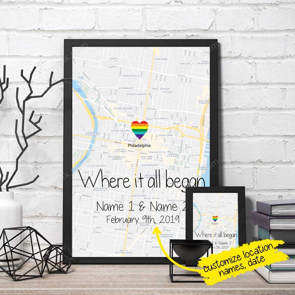 Personalized Where It All Began Poster - Poster Art Design