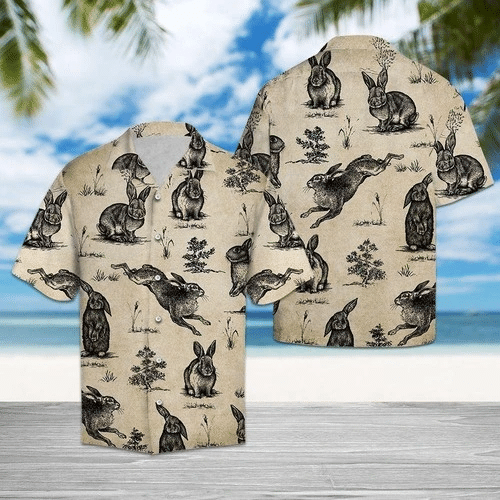 Vintage Rabbit Hawaii Shirt Unisex Adult Ha72441