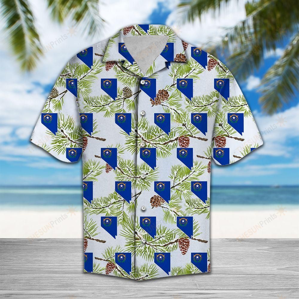 Nevada Singleleaf Pinyon Pine Hawaiian Shirt Ha30747