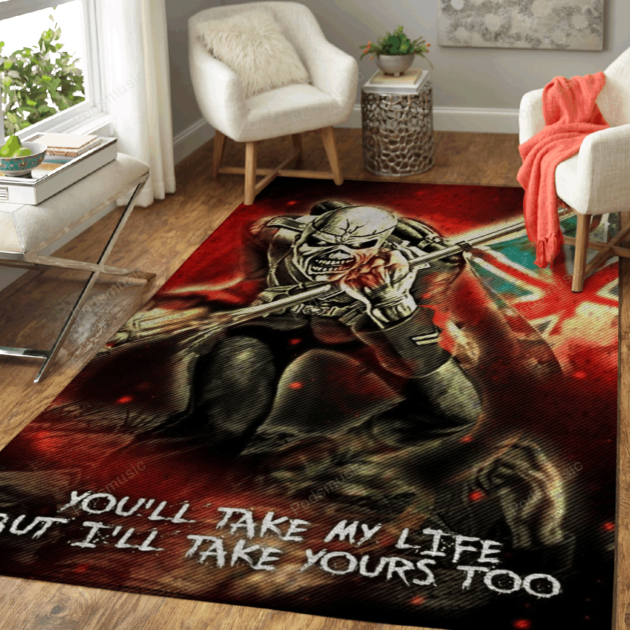 iron maiden the trooper – Music Parade Art For Fans Area Rug Carpet
