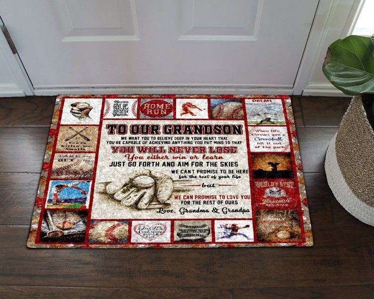 Baseball Grandson DD2109003D Doormat