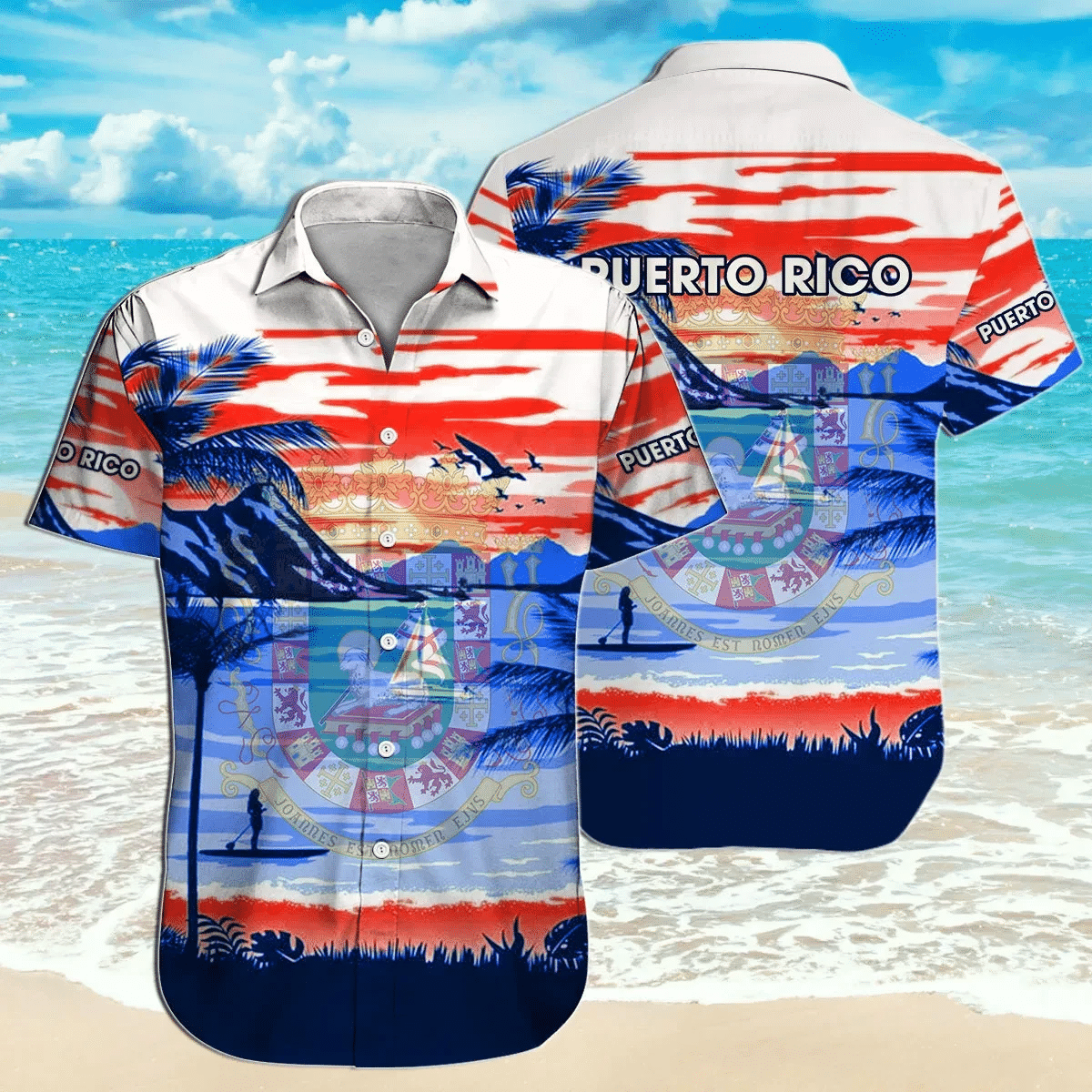 Puerto Rico Hawaii Shirt Unisex Adult Ha25558