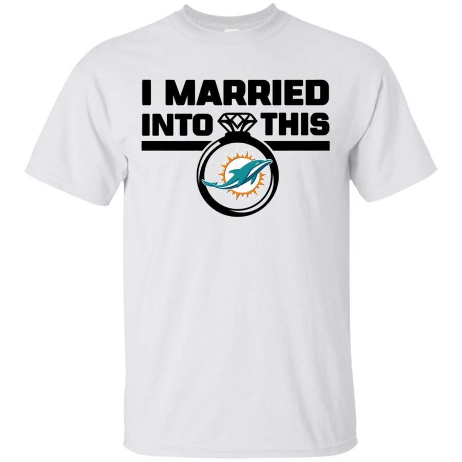 AGR I Married Into This Miami Dolphins Shirt