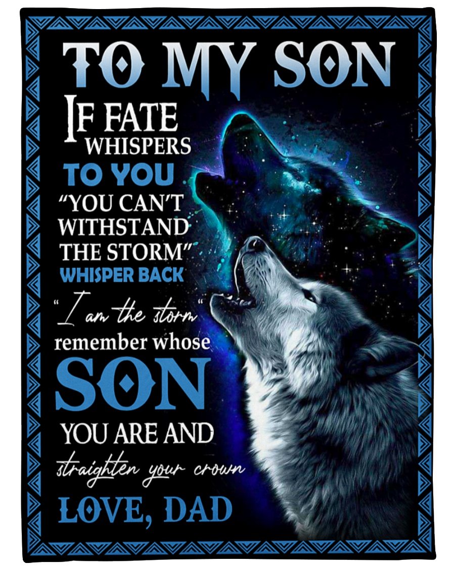 To My Son Remenber Whose Son You Are Blanket Gift For Son Gift For Birthday Family Home Decor Bedding Couch Sofa Soft And Comfy Cozy