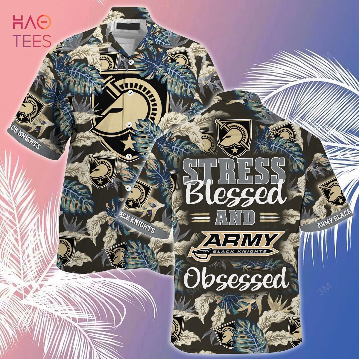 NCCA Army Black Knights Summer Trendy Hawaiian Shirt Aloha Shirt