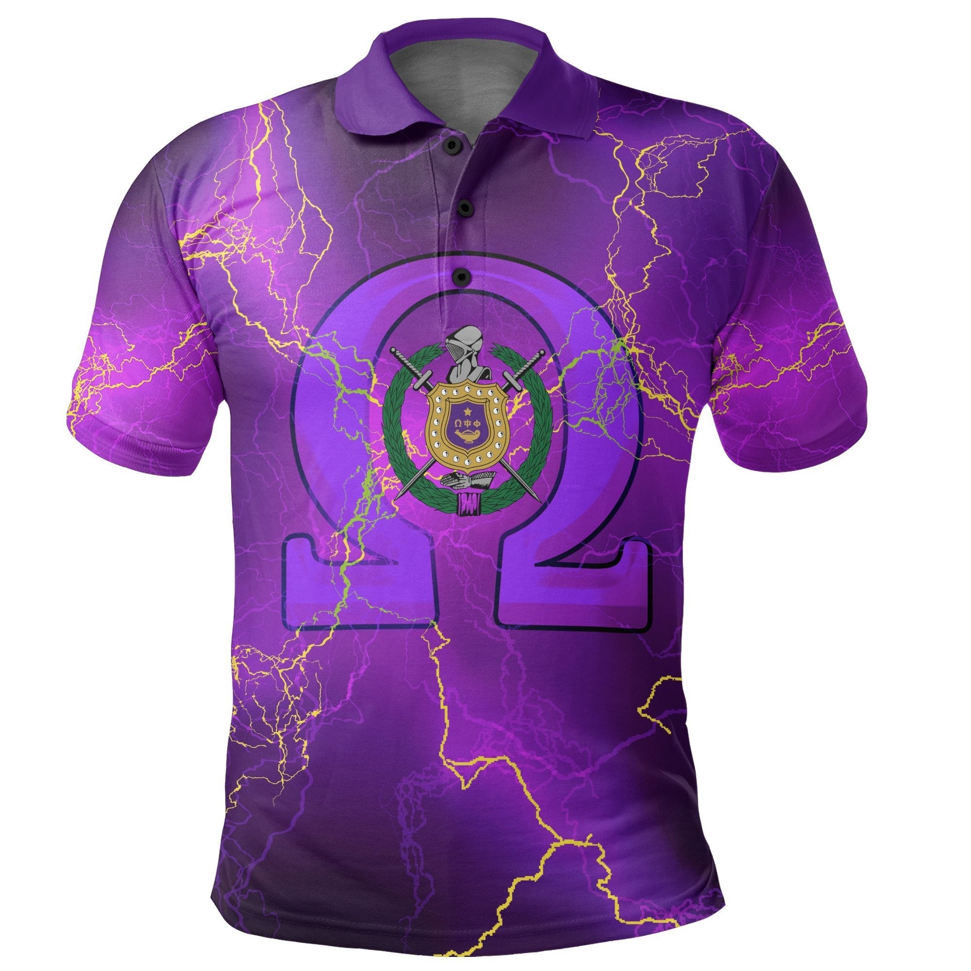 Fraternity Polo – Omega Psi Phi Thunder Polo Shirt