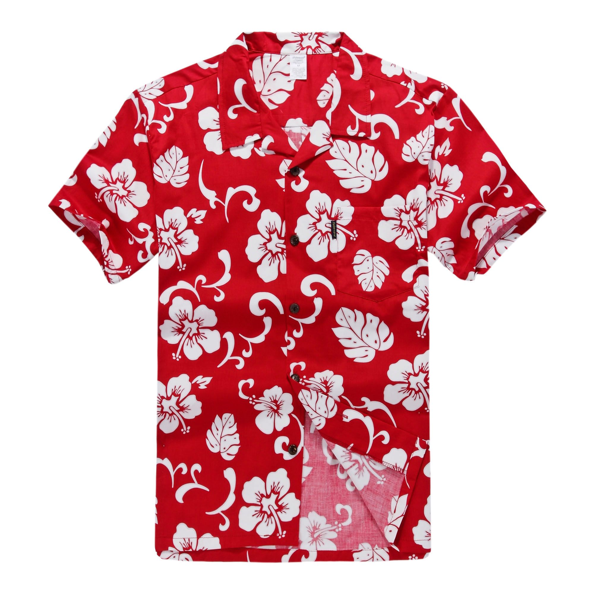 Hibiscus Floral Red Amazing Design Hawaii Shirt Ha15020