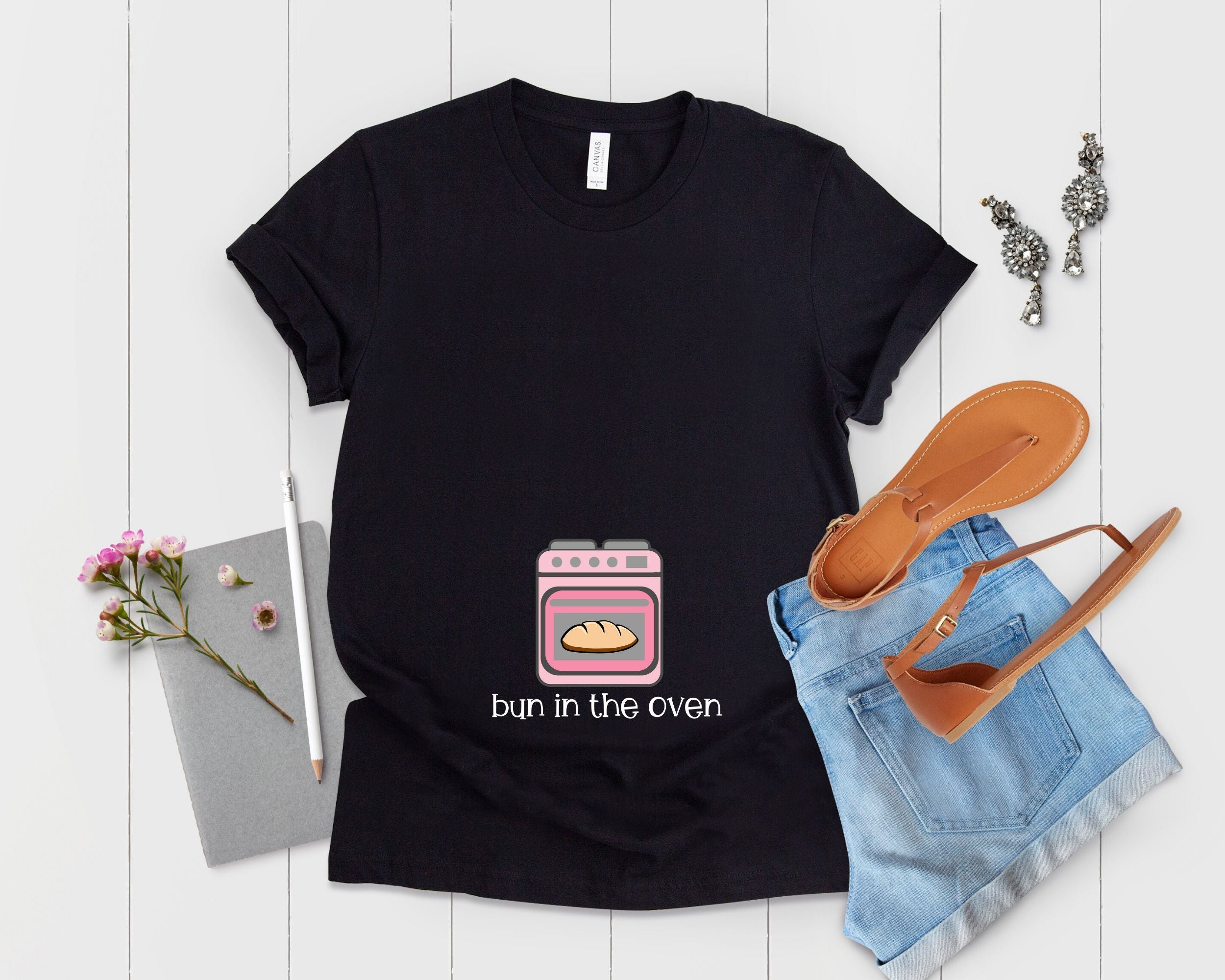 Bun In The Oven Pregnancy Shirt