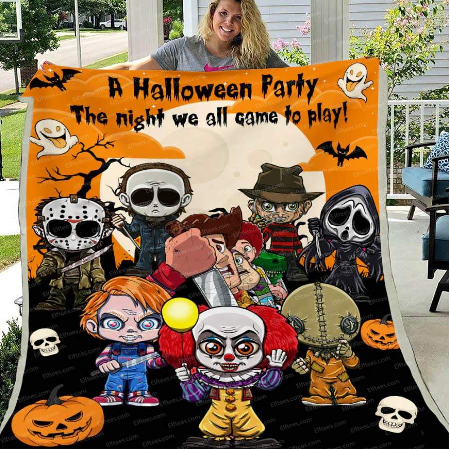 Halloween Party – The night we all came to play fleece blanket – HPN01