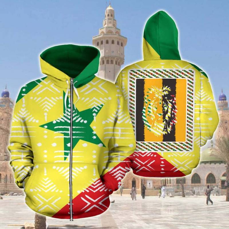 Senegal Lion Special Version All Over Print Hoodies