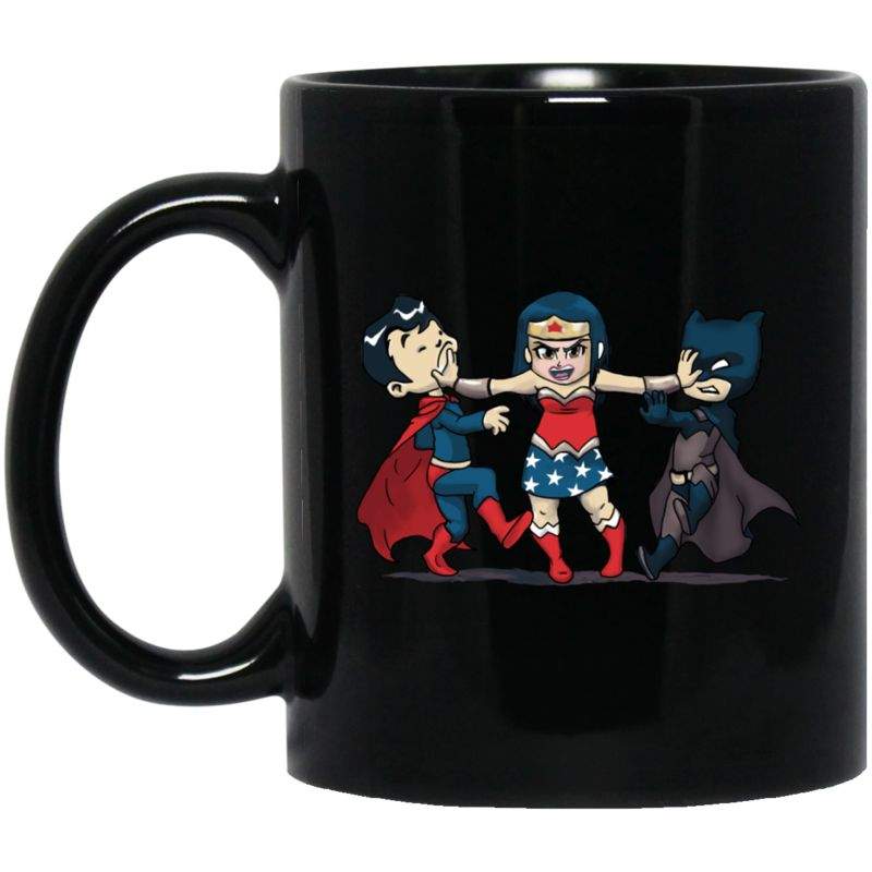 Wonder Woman Superman Batman Mug The Fight Coffee Mug Tea Mug