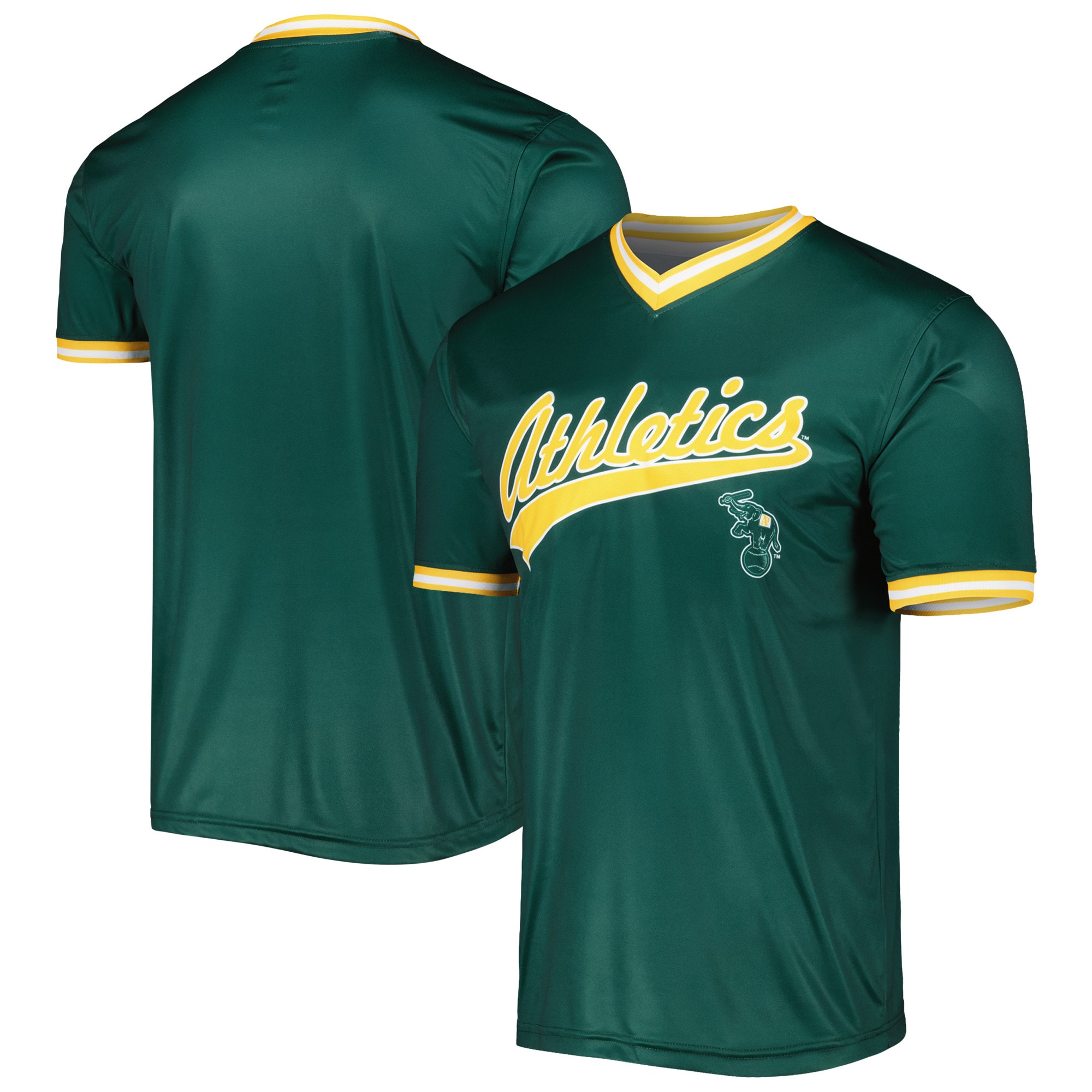 Oakland Athletics Stitches Cooperstown Collection Team Jersey – Kelly Green