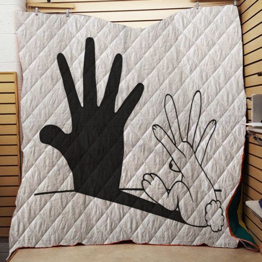 Rabbit Hand Quilt Tdhck