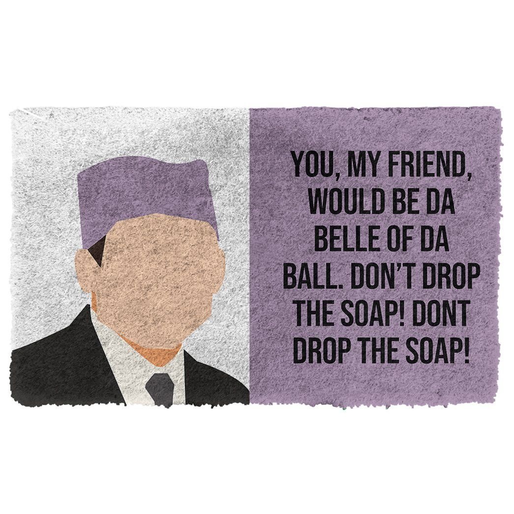 3D The Office Prison Mike Custom Doormat