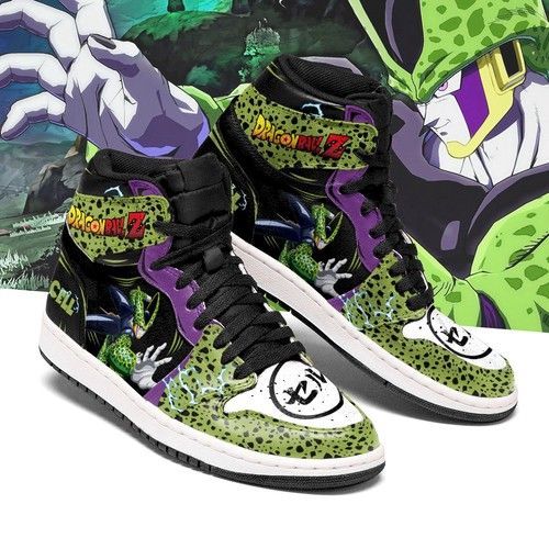 Cell Dragon Ball Jd Sneakers High-Top Customized Jordan Shoes For Fan Jordan Sneaker