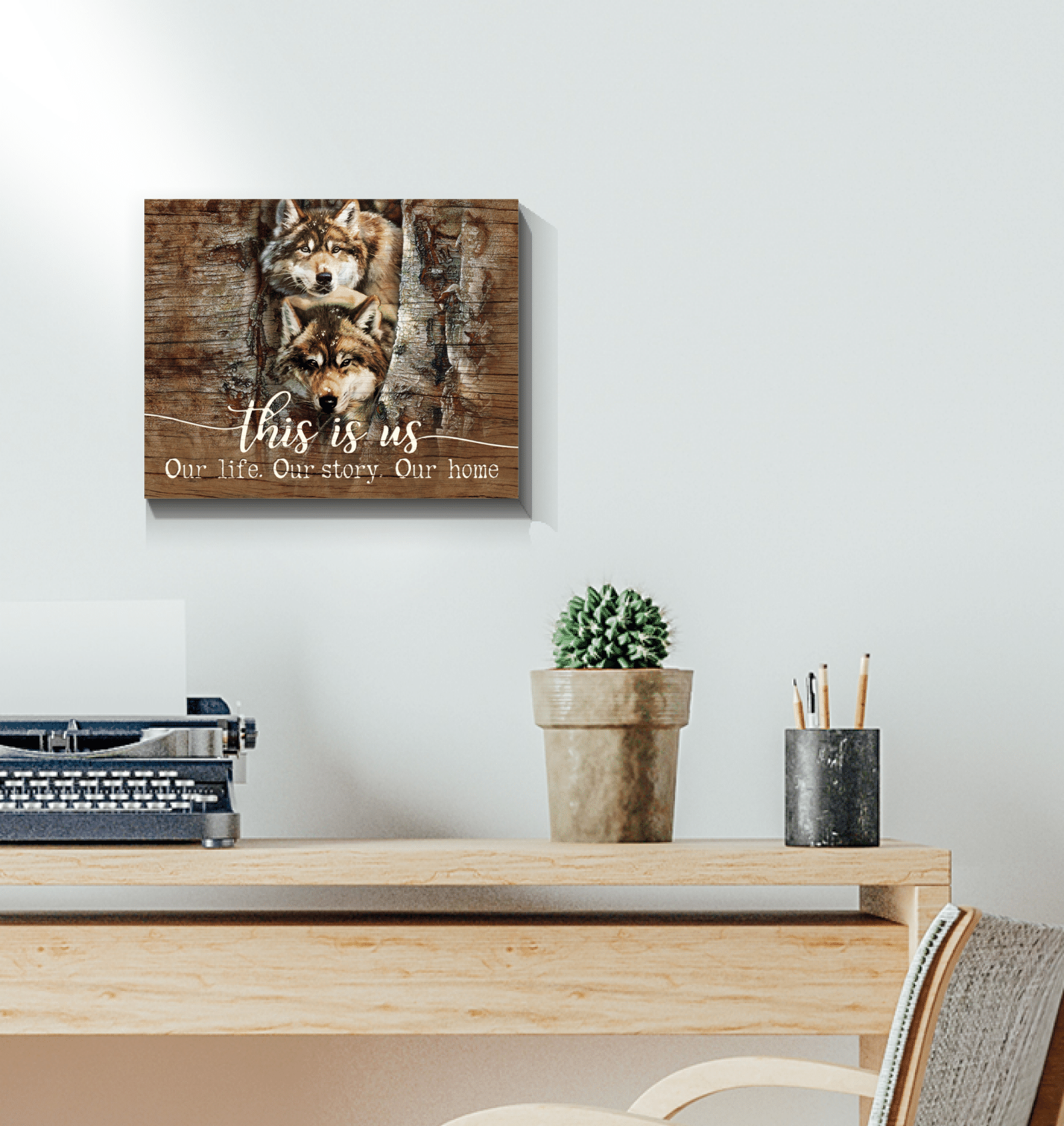 Canvas – Wolf – This Is Us Christmas Gift Ideas