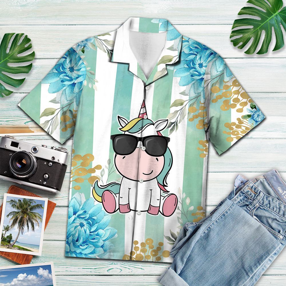 Amazing Tropical Unicorn H30722 – Hawaiian Shirt