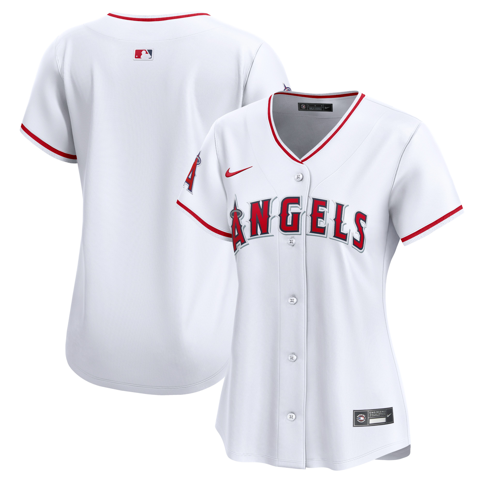 Los Angeles Angels Women's Home Limited Jersey – White