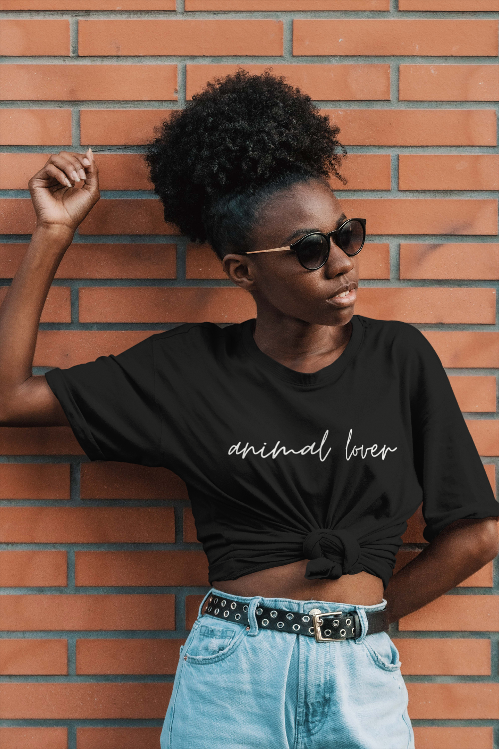 Animal Lover (Cursive) | Tee