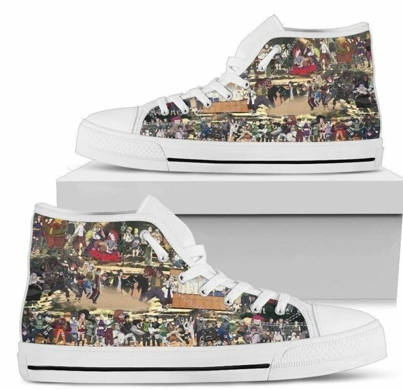 Animood Narutopedia - Naruto Characters Sneakers High Top Shoes Fan  High Top Shoes