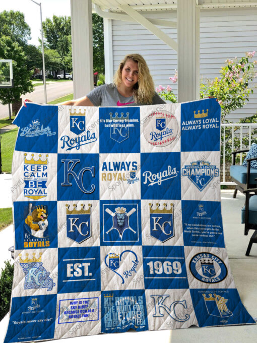 Kansas City Royals Blanket Quilt V3 B93