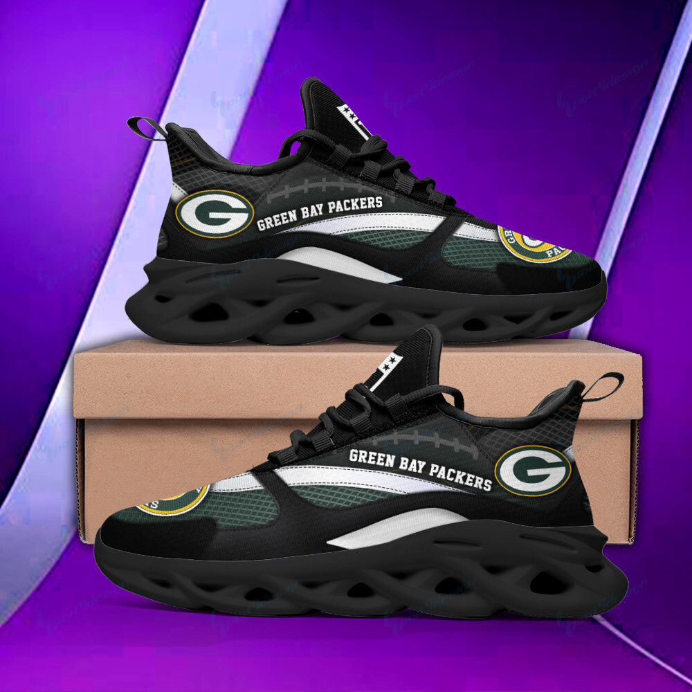 Green Bay Packers Yezy Running Sneakers Bb238