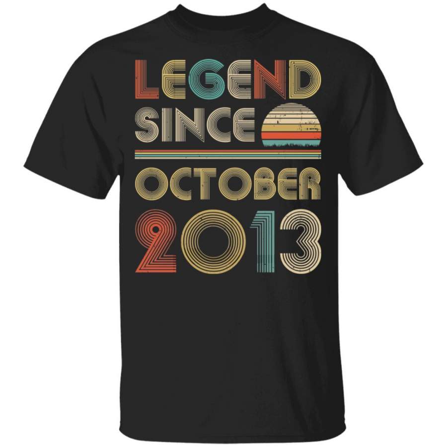 Vintage October 2013 Limited Edition 7th Birthday Gifts Youth T-shirt