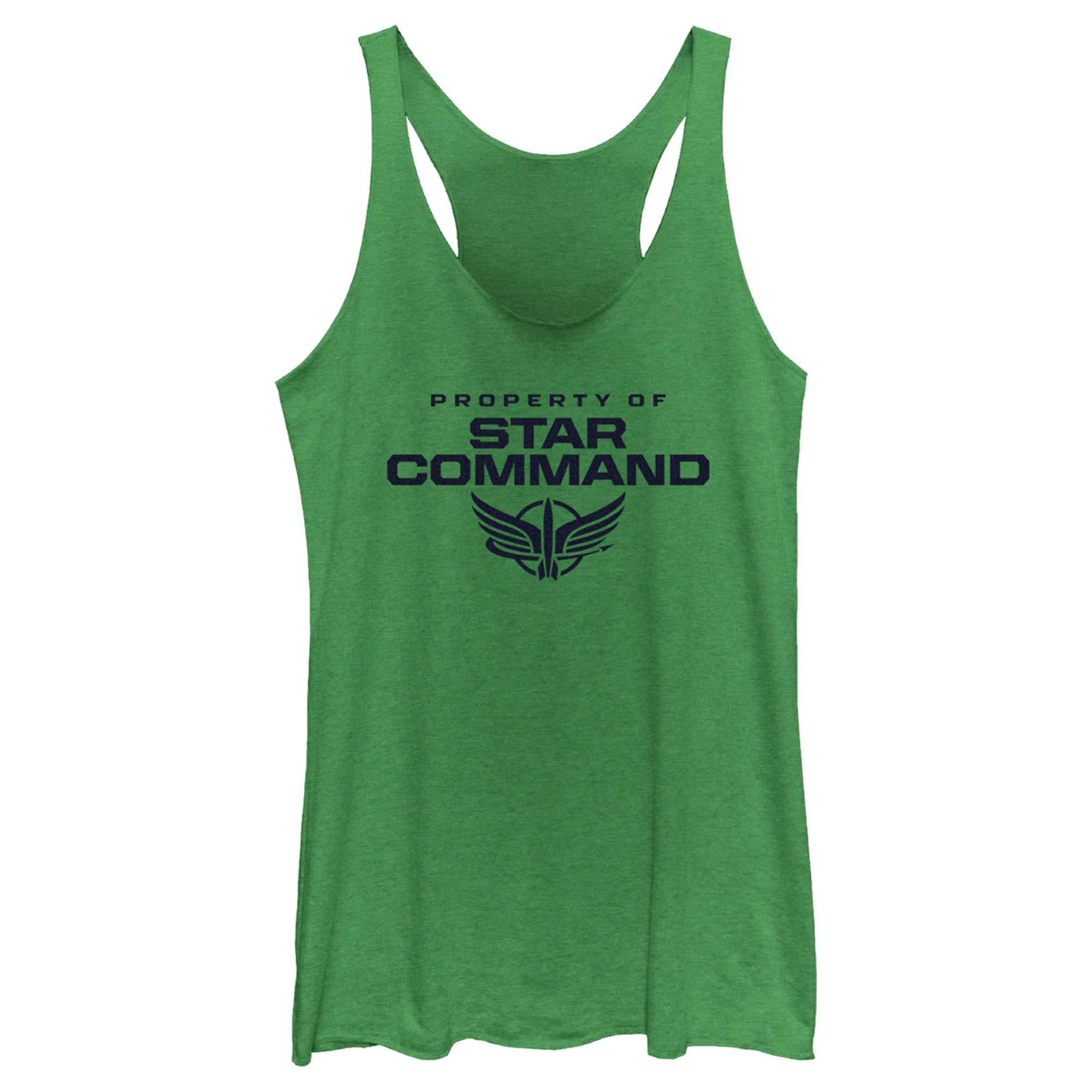 Women’S Lightyear Property Of Star Command Racerback Tank Top