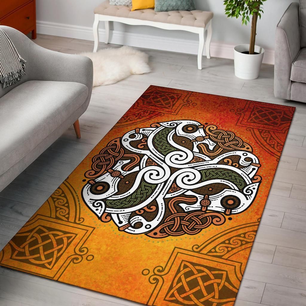 Celtic Area Rug – Vintage Celtic Horse – BN15