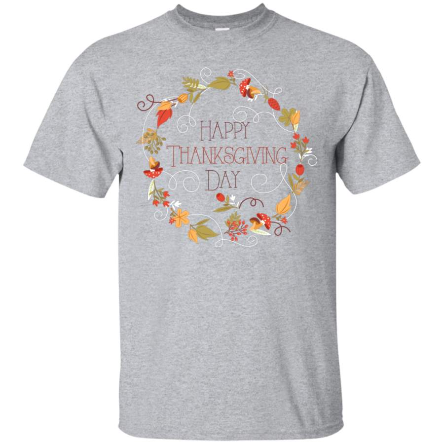 Thanksgiving wreath vintage – Men/Women T shirt