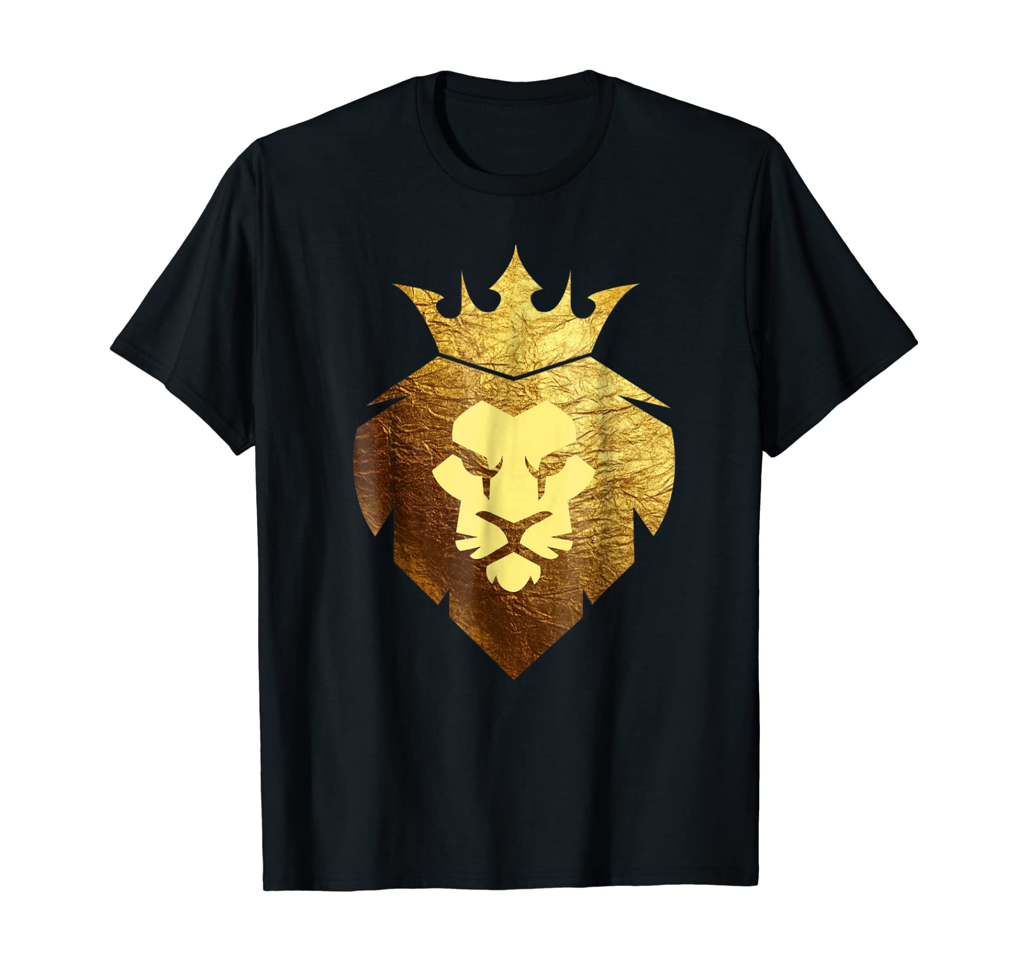 Gold King Lion TShirt-King of the Jungle Lion T-Shirt