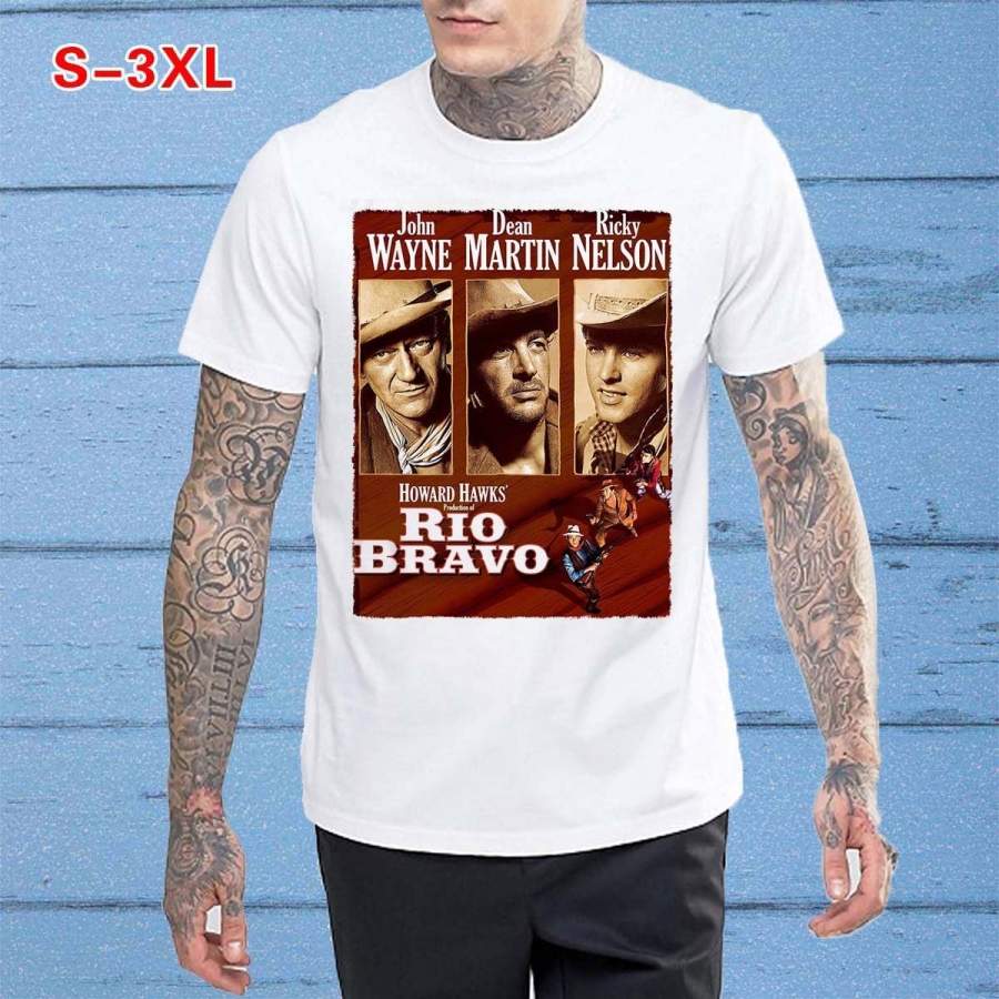 RIO BRAVO Poster ver. 2 John Wayne Men’s T-Shirt