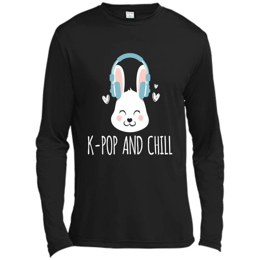 Cute Easter Bunny K-Pop And Chill Premium T-Shirt Long Sleeve Moisture Absorbing Shirt