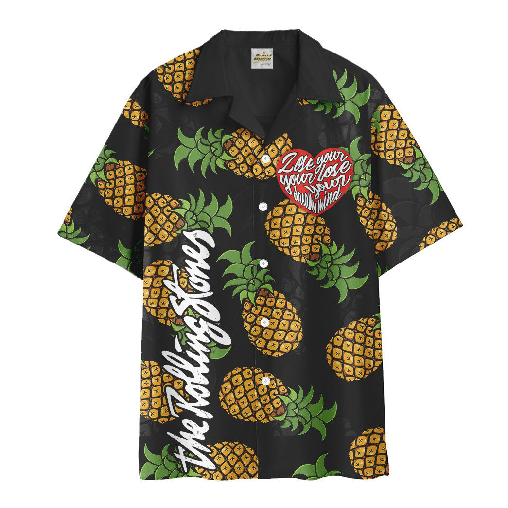 The Rolling Stones Hawaiian Beach Shirt – Heart