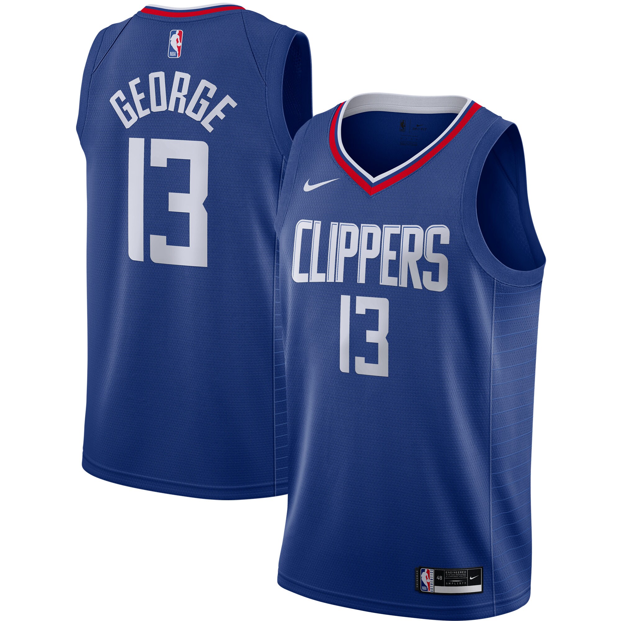 Paul George LA Clippers Swingman Jersey – Royal – Icon Edition