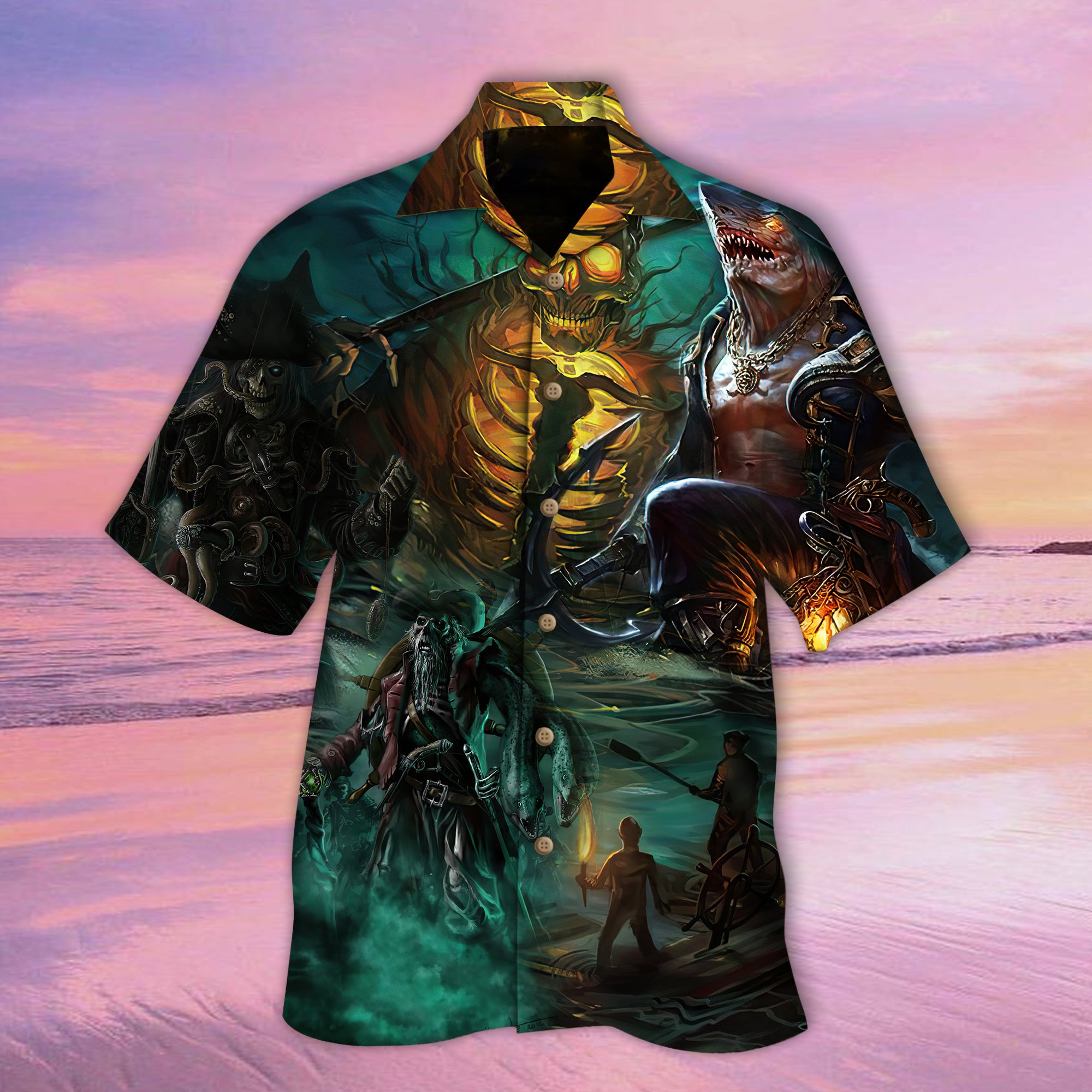 The Skeleton Hawaiian Shirt – Kv157