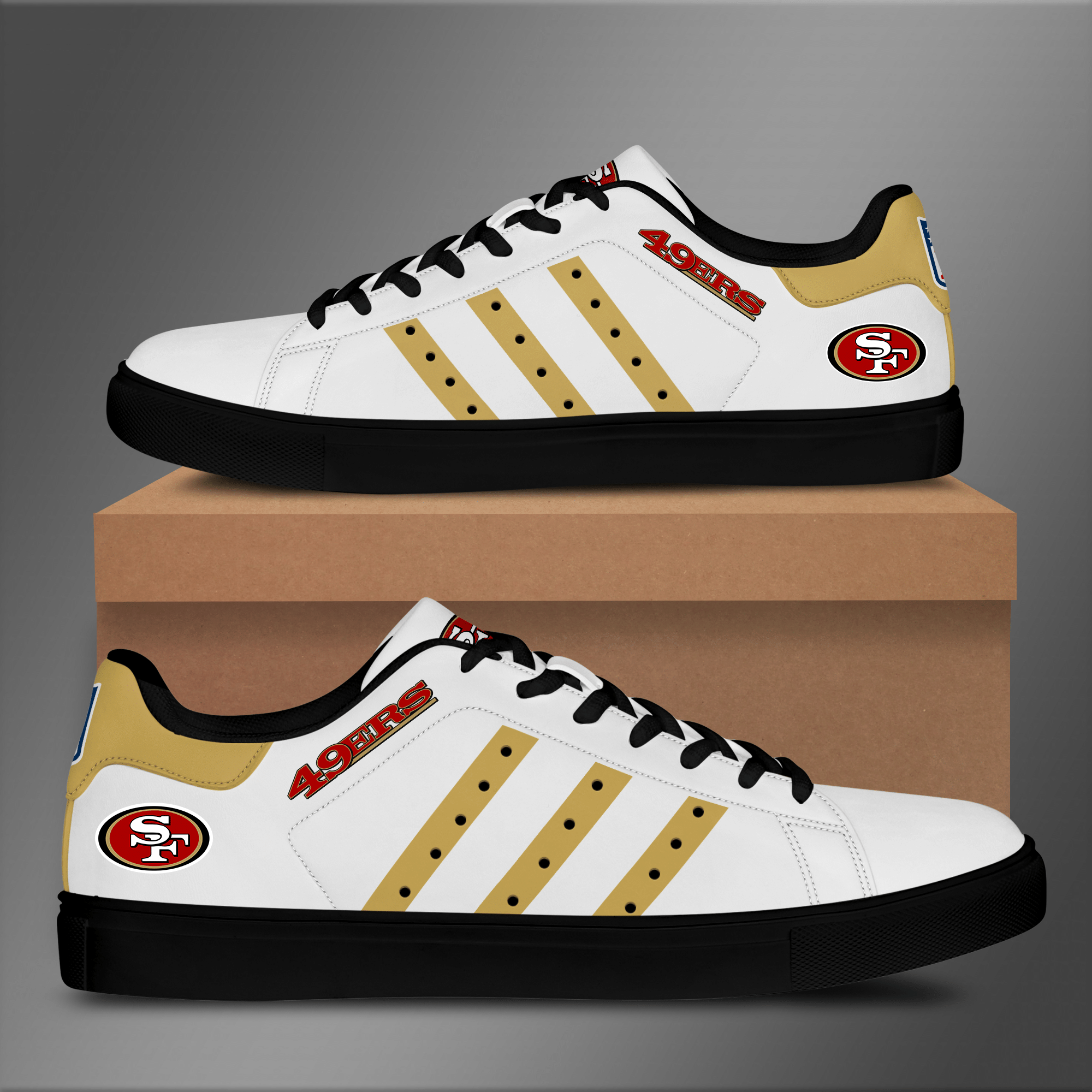 San Francisco 49Ers Low Top Shoes V2